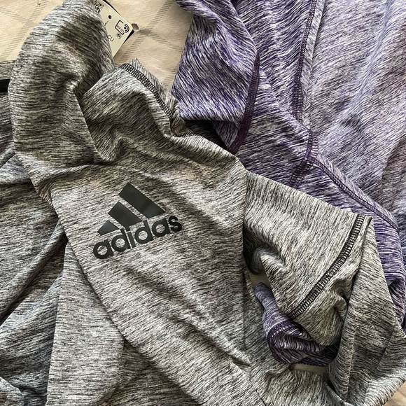 2 for 1 ADIDAS long sleeve workout tops! - Picture 1 of 6